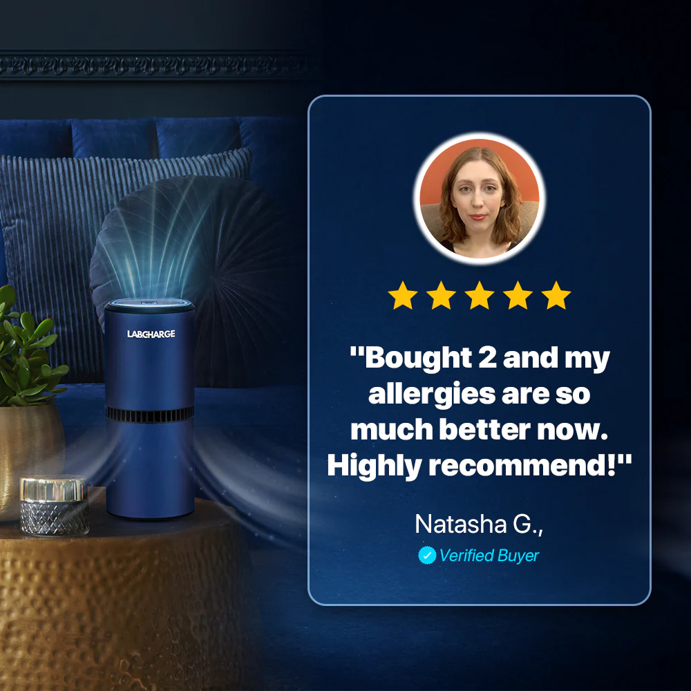 Navy Blue Ionic Air Purifier - Image 5