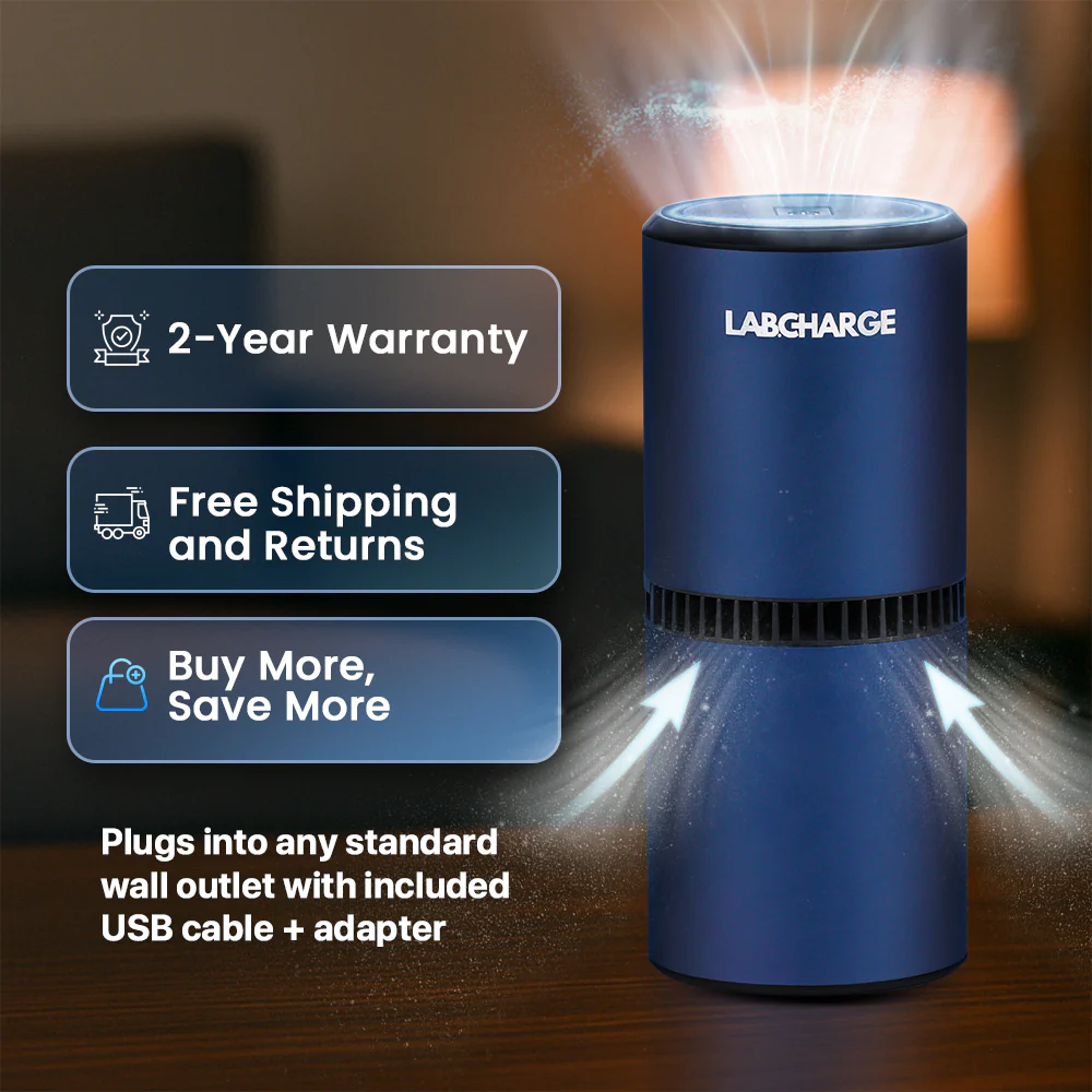 Navy Blue Ionic Air Purifier - Image 7