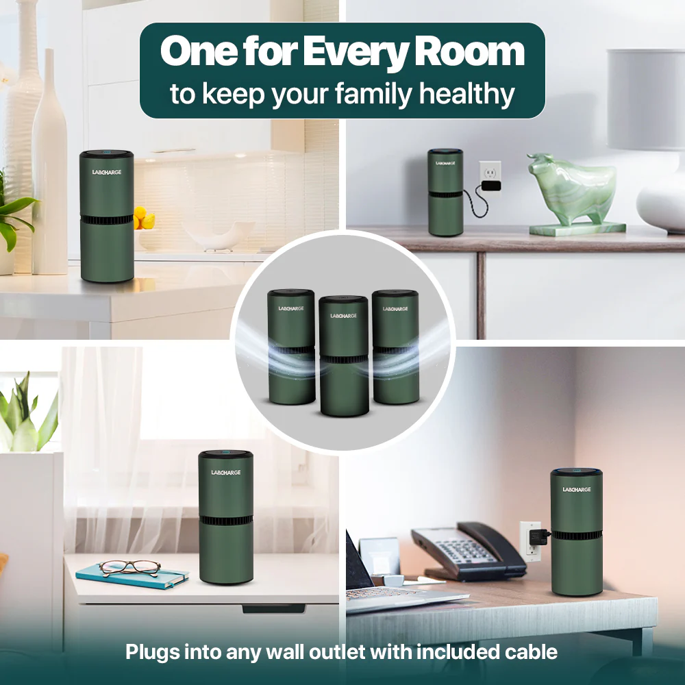 Forest Green Ionic Air Purifier - Image 5