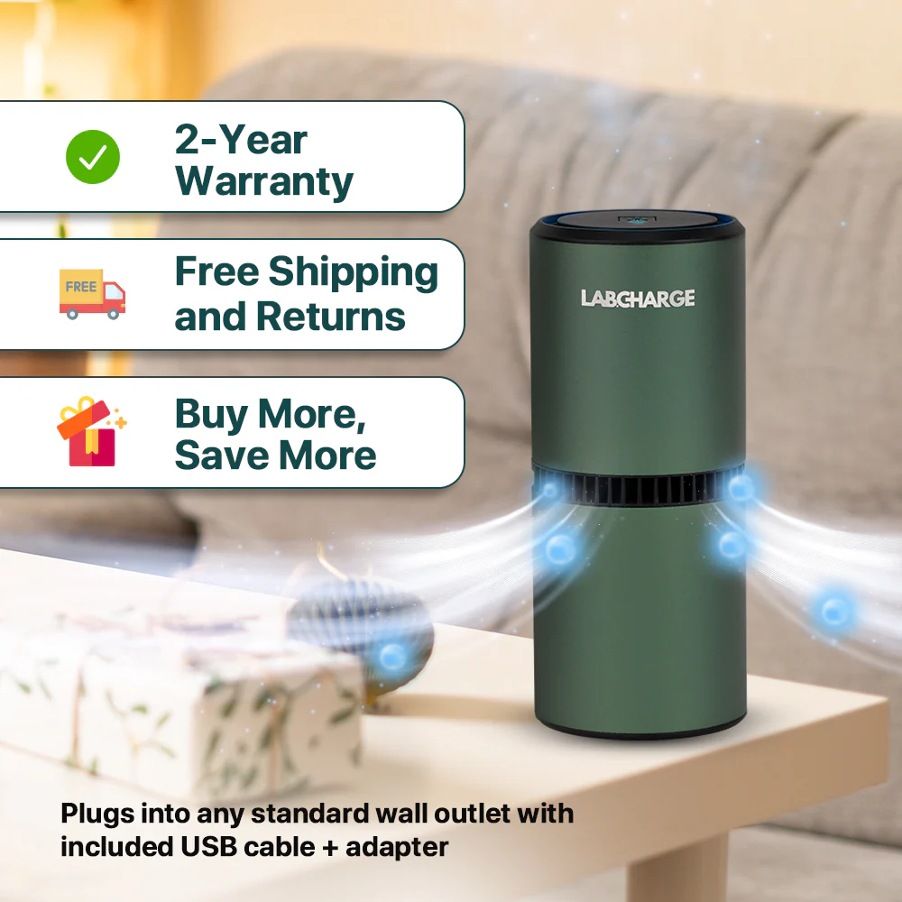 Forest Green Ionic Air Purifier - Image 7
