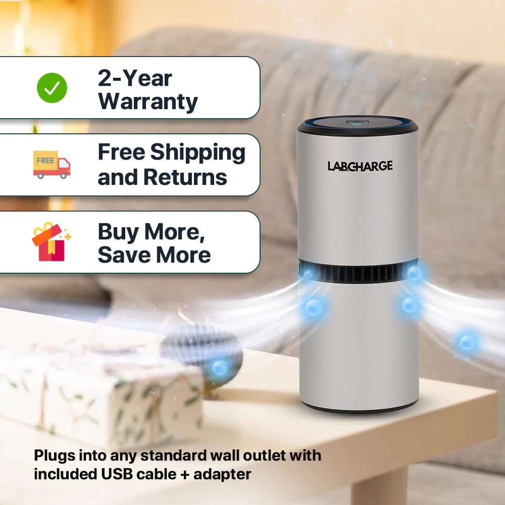 Pearl Silver Ionic Air Purifier - Image 7